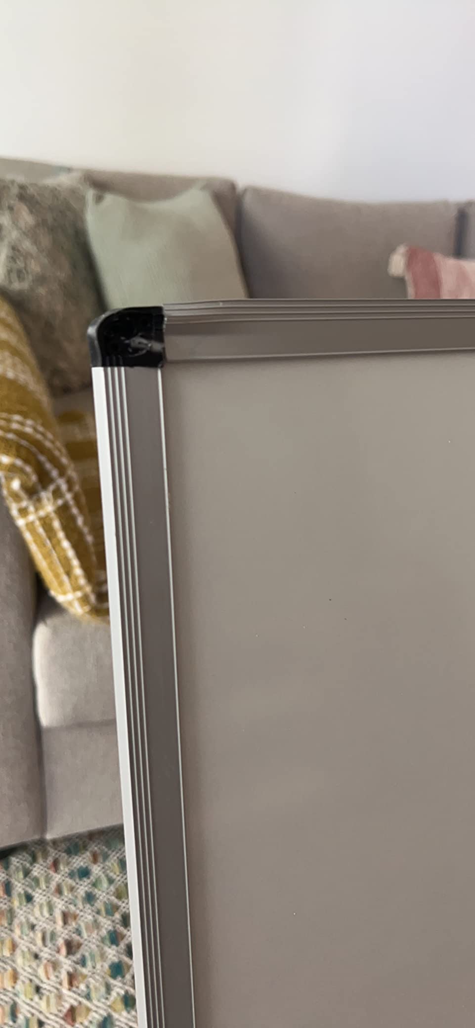 VIZ-PRO Whiteboard Easel, 36 x 24 Inches, Portable Stand Dry Erase Board | 3' x 2', Height Adjustable, Aluminium Frame, Includes Flipchart Pad & Marker Tray, for School Office and Home customer photo 2