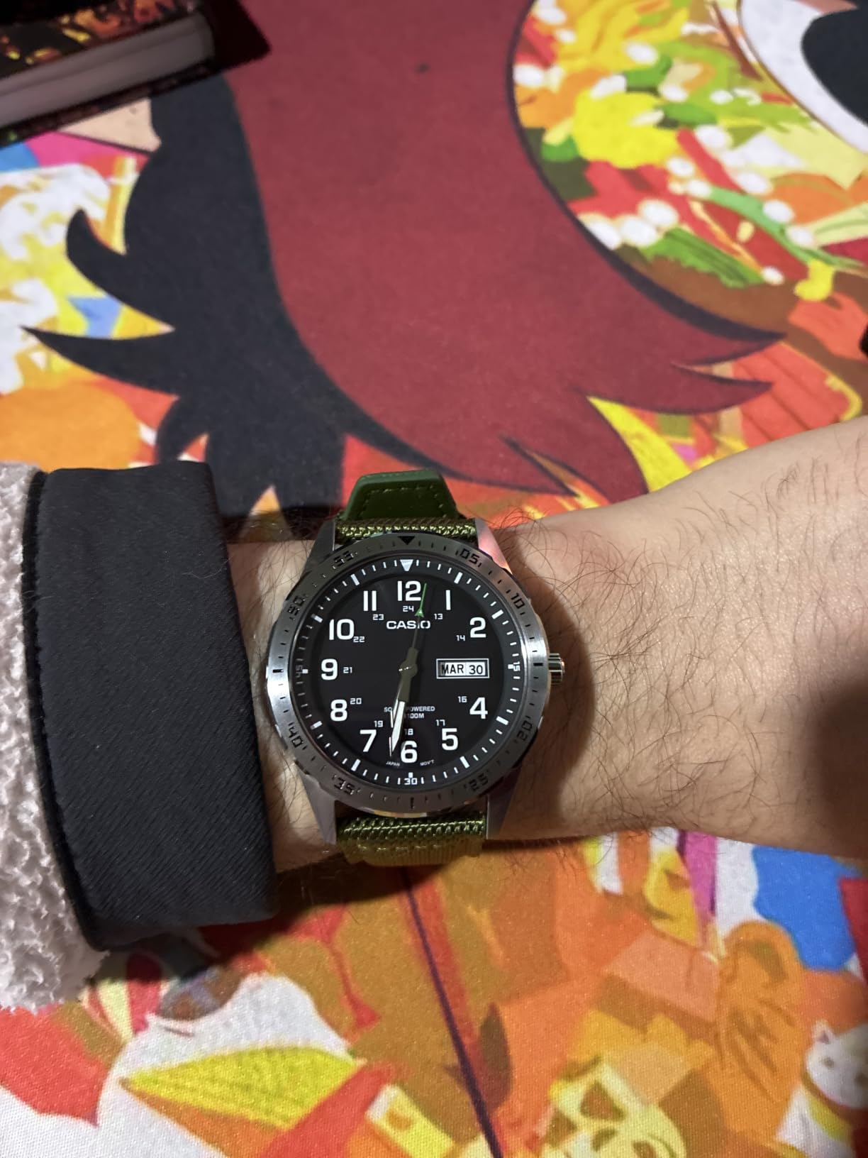 Casio MTPS120L Series Unisex Analog Watch | 100M WR | Stainless Steel Case | Military Styling | Solar Powered customer photo 2