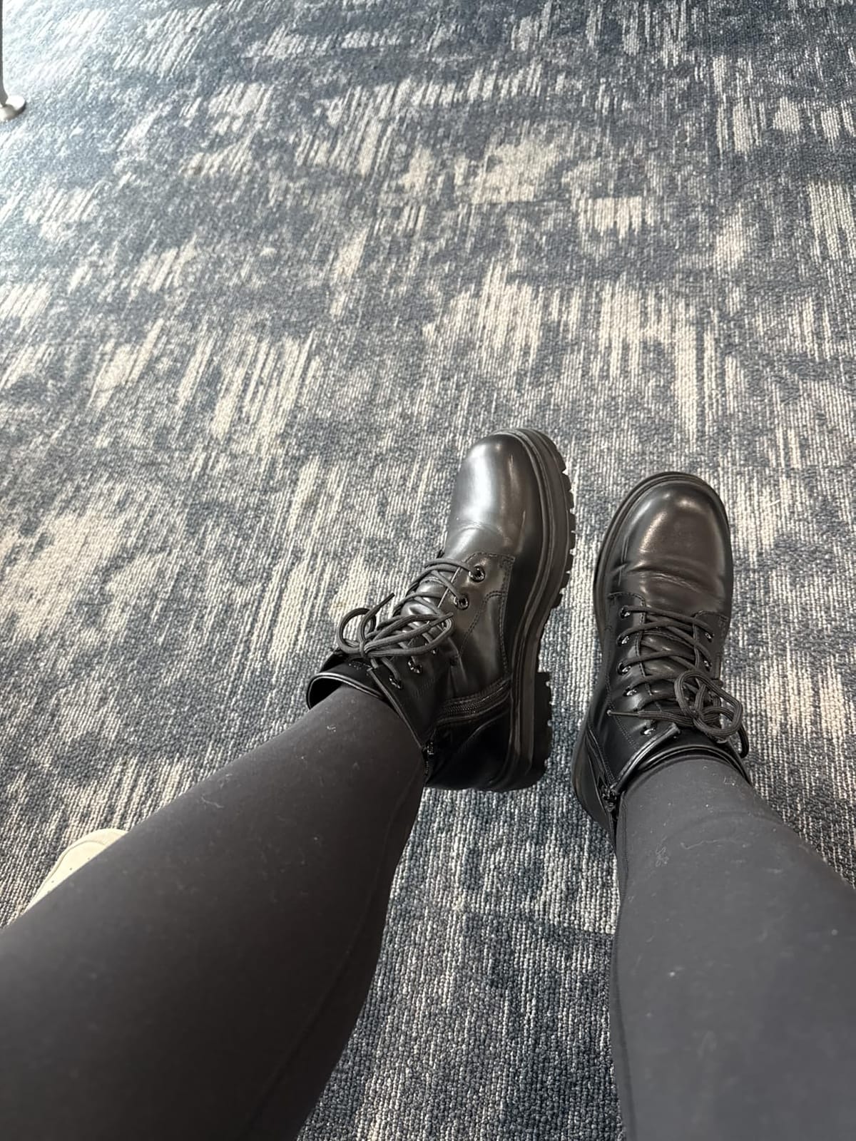 DREAM PAIRS Women's Combat Boots Lace-up Ankle Boots customer photo 1