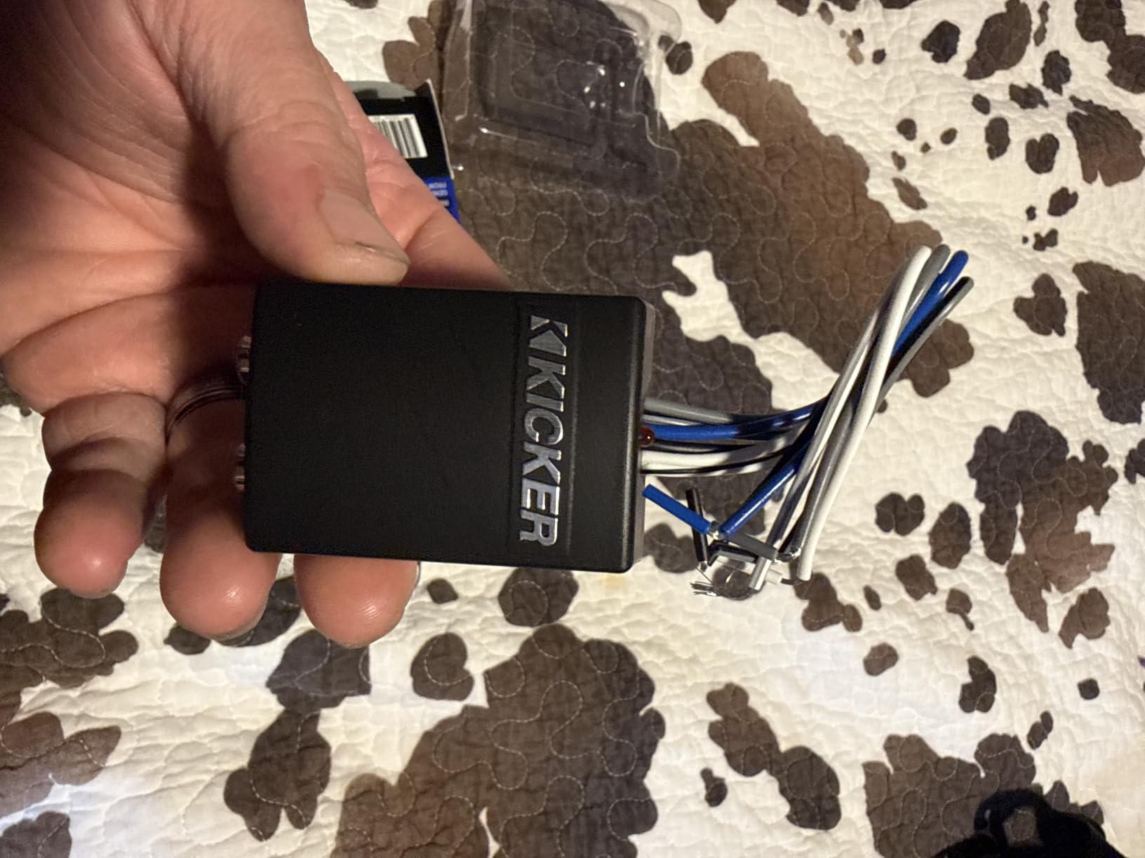Kicker 46KISLOC2 K-Series Stereo Line-Output Converter w/Remote Turn-On Output | Speaker wire to RCA adapter for factory radio amp install, adds aftermarket bass to stock stereo, signal out, easy hookup customer photo 2
