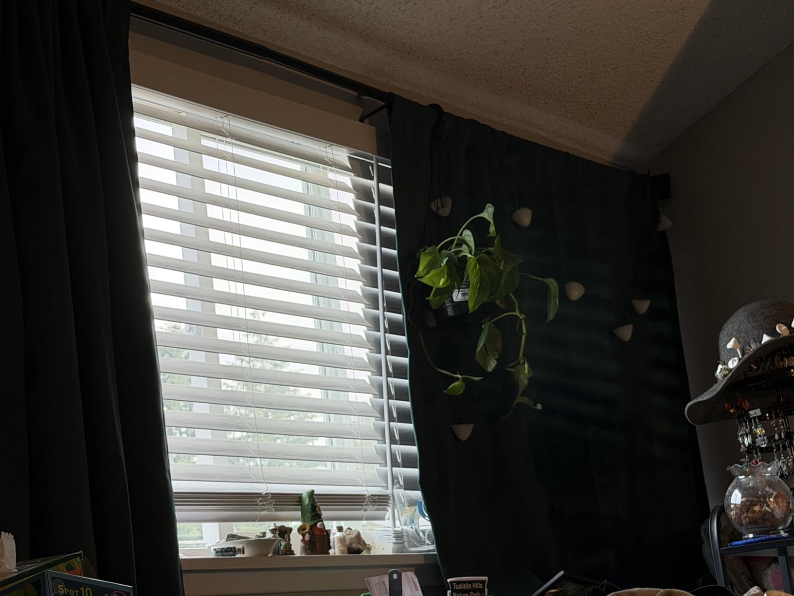 BGment Greyish White Blackout Curtains for Bedroom 63 Inch Length 2 Panels | Thermal Insulated Curtains, 100% Black Out Curtains, Noise Reduce Light Blocking Winter Curtains, 52 x 63 Inch customer photo 2