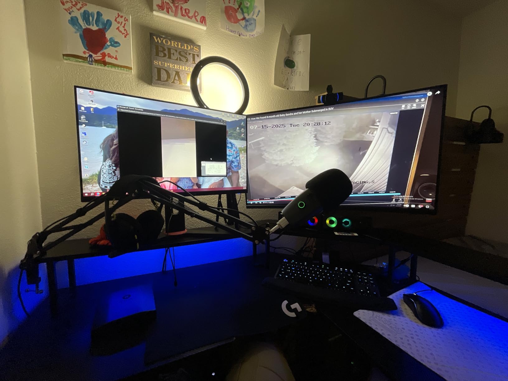 GLEAM Boom Arm Microphone Mic Stand for Blue Yeti HyperX QuadCast SoloCast Snowball Fifine Shure SM7B and other Mic, Medium customer photo 1