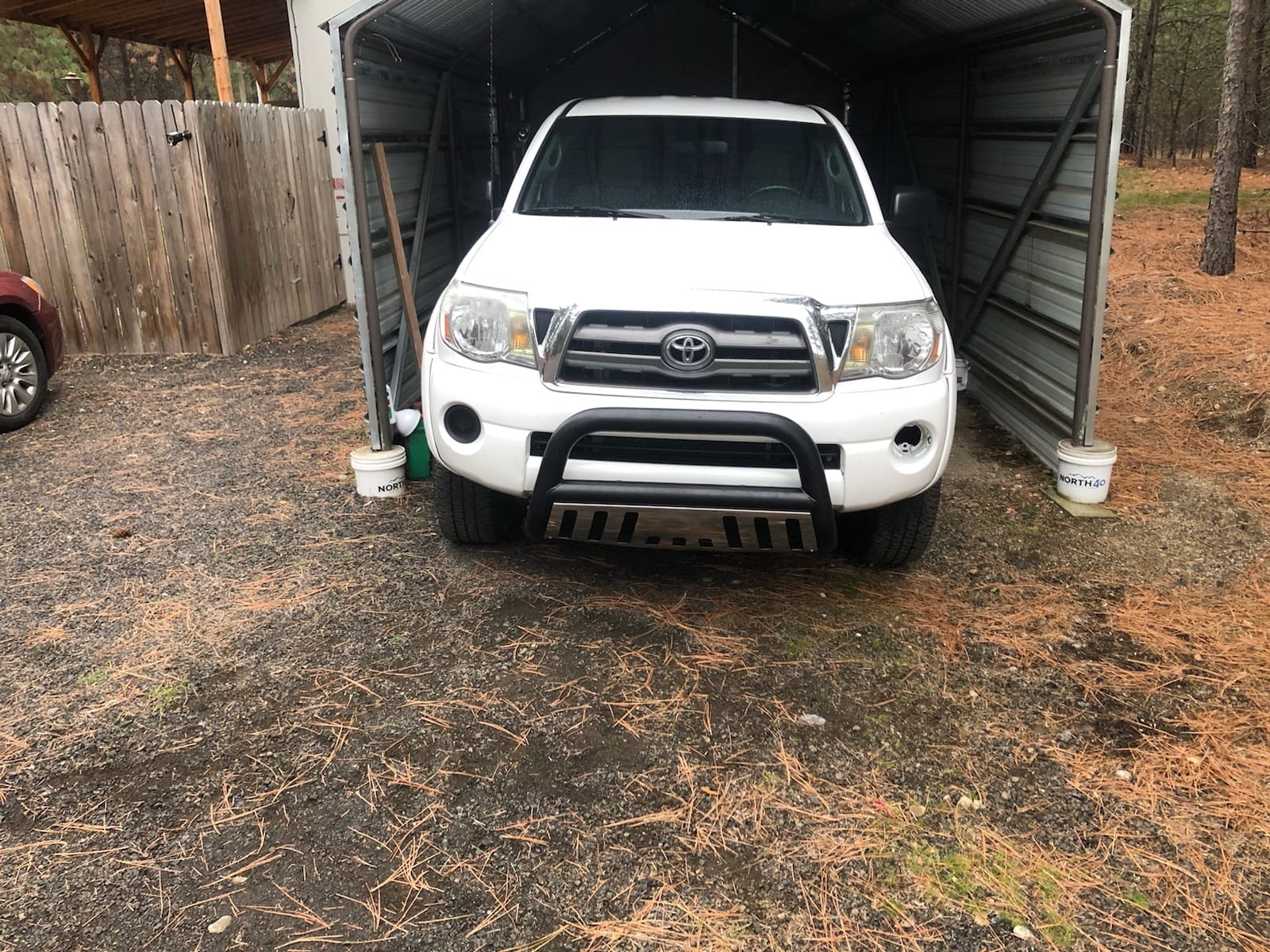 ECOTRIC Bull Bar Compatible with 2005-2015 Toyota Tacoma 3