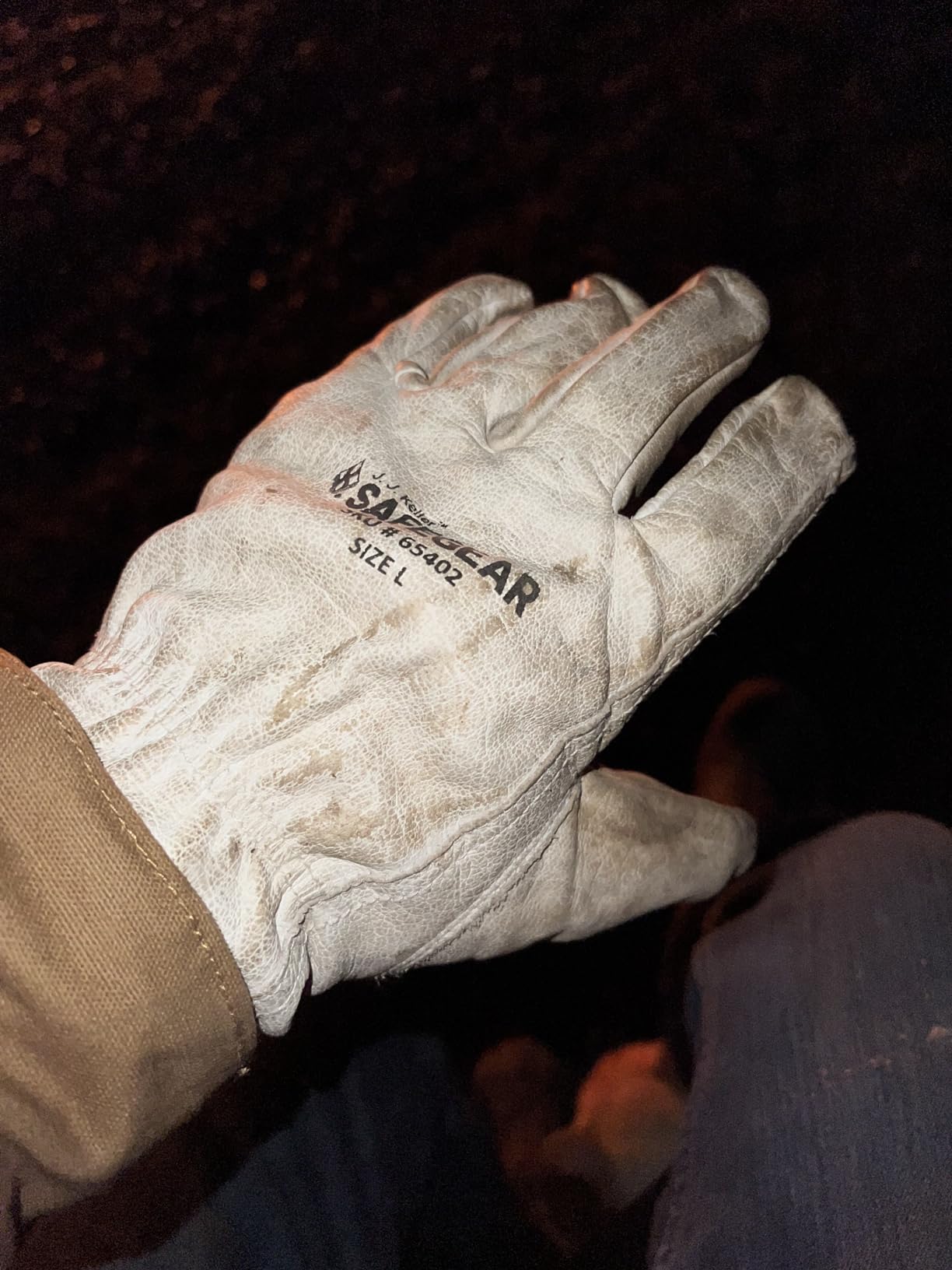 SAFEGEAR Cowhide Leather Work Gloves with Keystone Thumb | Driver Safety Gloves, For Men or Women, Truck Driving, Construction, Welding, Gardening customer photo 1