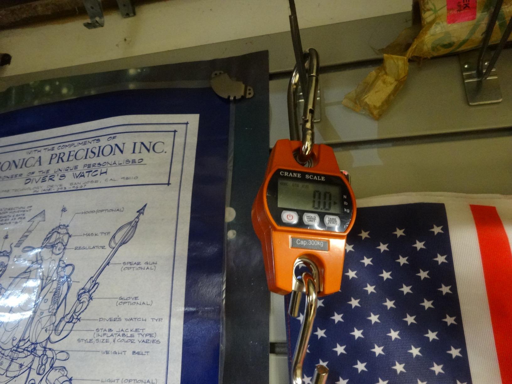 Fuzion Hanging Scale 660LB - Heavy Duty Crane Scale with Aluminum Body | Stainless Steel Hook, Hold/Tare Function, Large Display, Digital Hanging Scales for Weighing Animals, Hays, Fish, Luggage customer photo 1