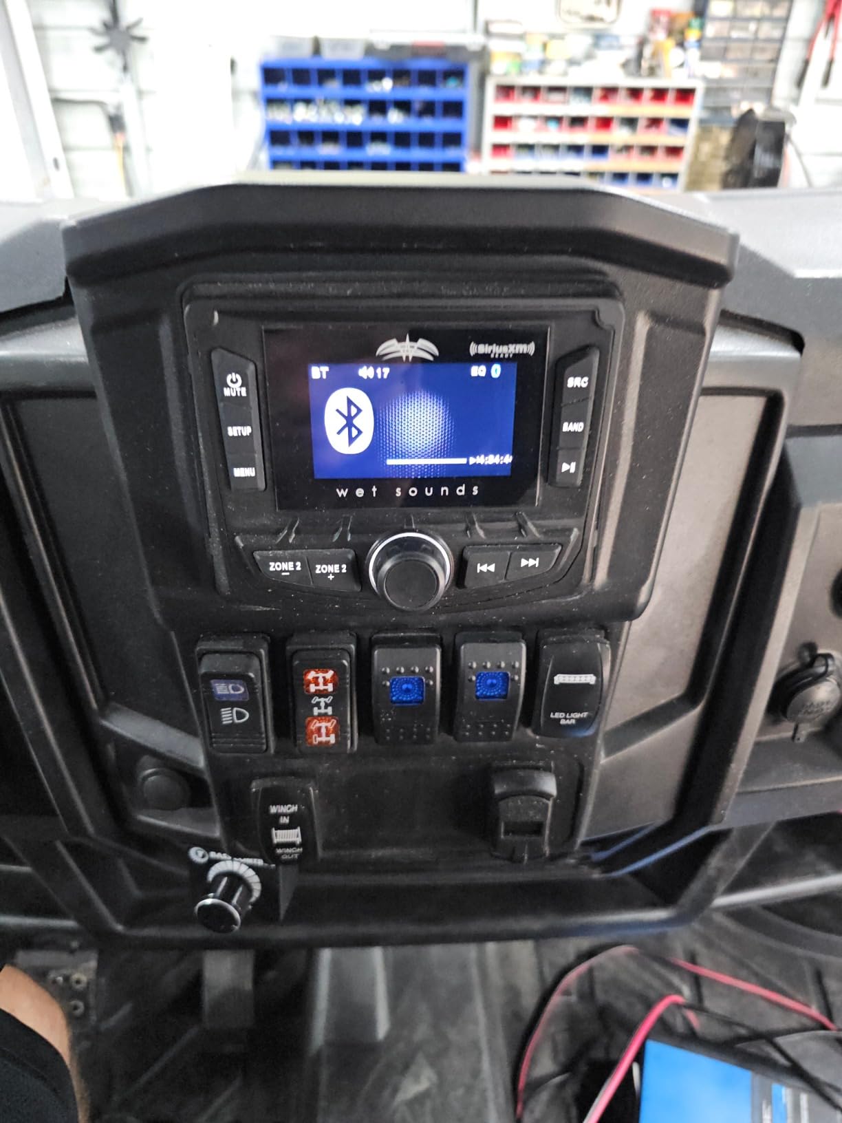 Wet Sounds WS-MC2: 3-Inch Gauge Style Marine Media System with 2.7-Inch Full-Color LCD Display, Bluetooth (Renewed) customer photo 1