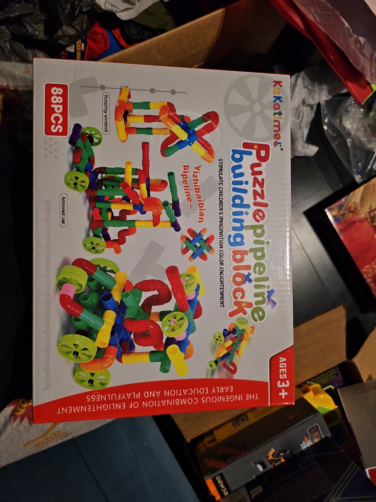 STEM Building Blocks Toy for Kids, Educational Toddlers Preschool Brain Toy Kit, Constructions Toys for 3 4 5 6 7 8 Years Age Boys and Girls-Creativity Kids Materials Toys customer photo 1