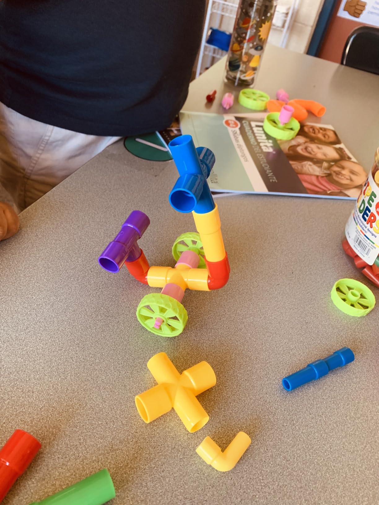 STEM Building Blocks Toy for Kids, Educational Toddlers Preschool Brain Toy Kit, Constructions Toys for 3 4 5 6 7 8 Years Age Boys and Girls-Creativity Kids Materials Toys customer photo 2