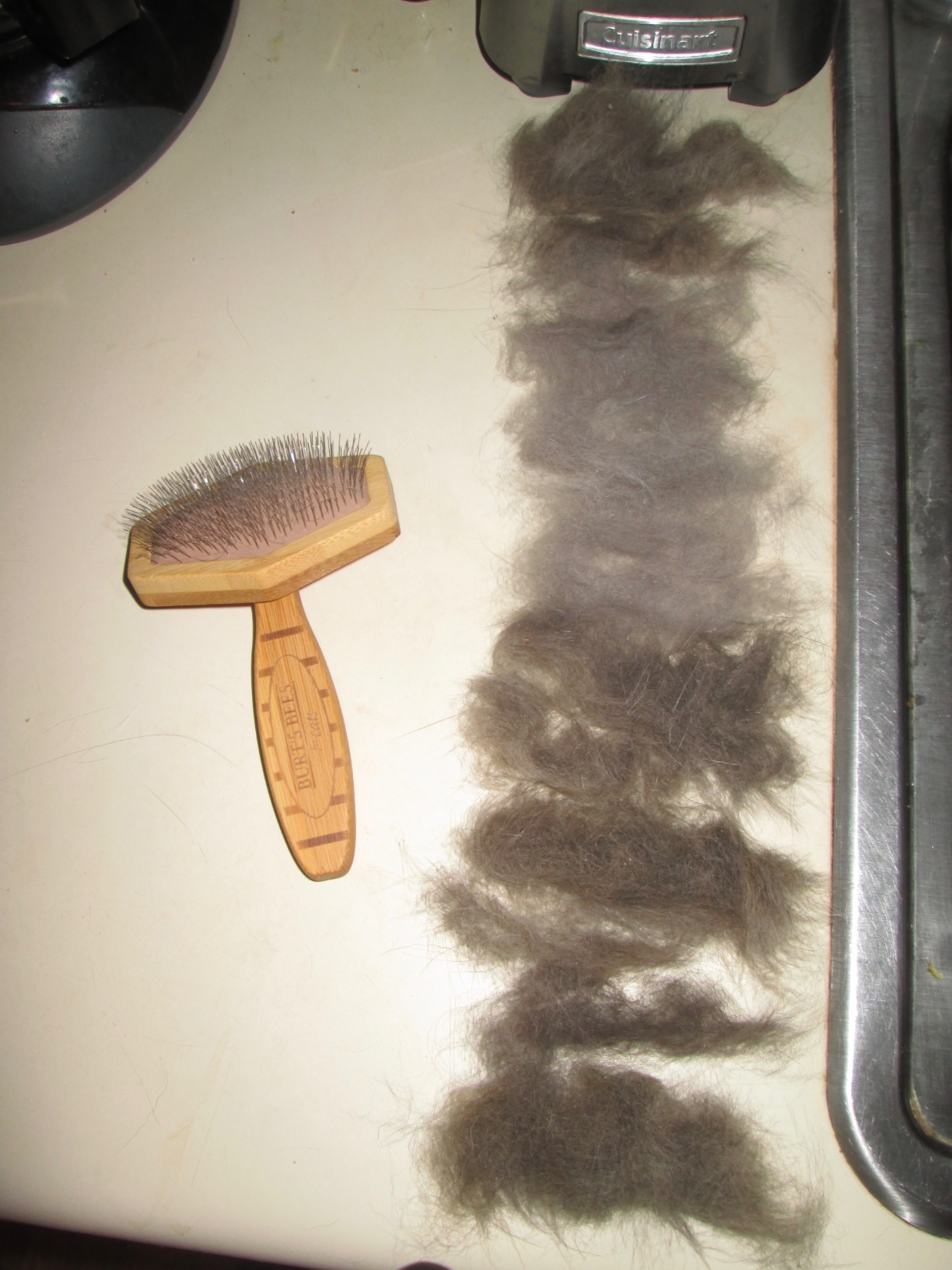 Burt's Bees for Pets Slicker Brush | Removes Loose Cat Fur, Prevents Matting | Ideal for Daily Grooming, Smooth Coat customer photo 1