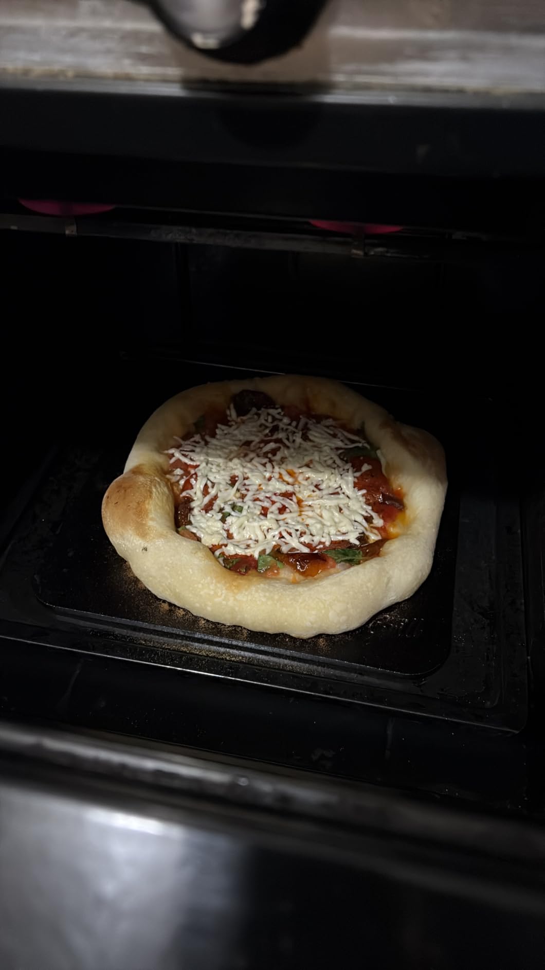Hans Grill Circular Pizza Stone, 15 Inch Cordierite Stone with Wooden Peel | For Oven Baking & BBQ Grilling, Heat Resistant to 1112F, Bakes Pizza, Bread, Pastry and Calzone, Includes Free Wooden Peel customer photo 2