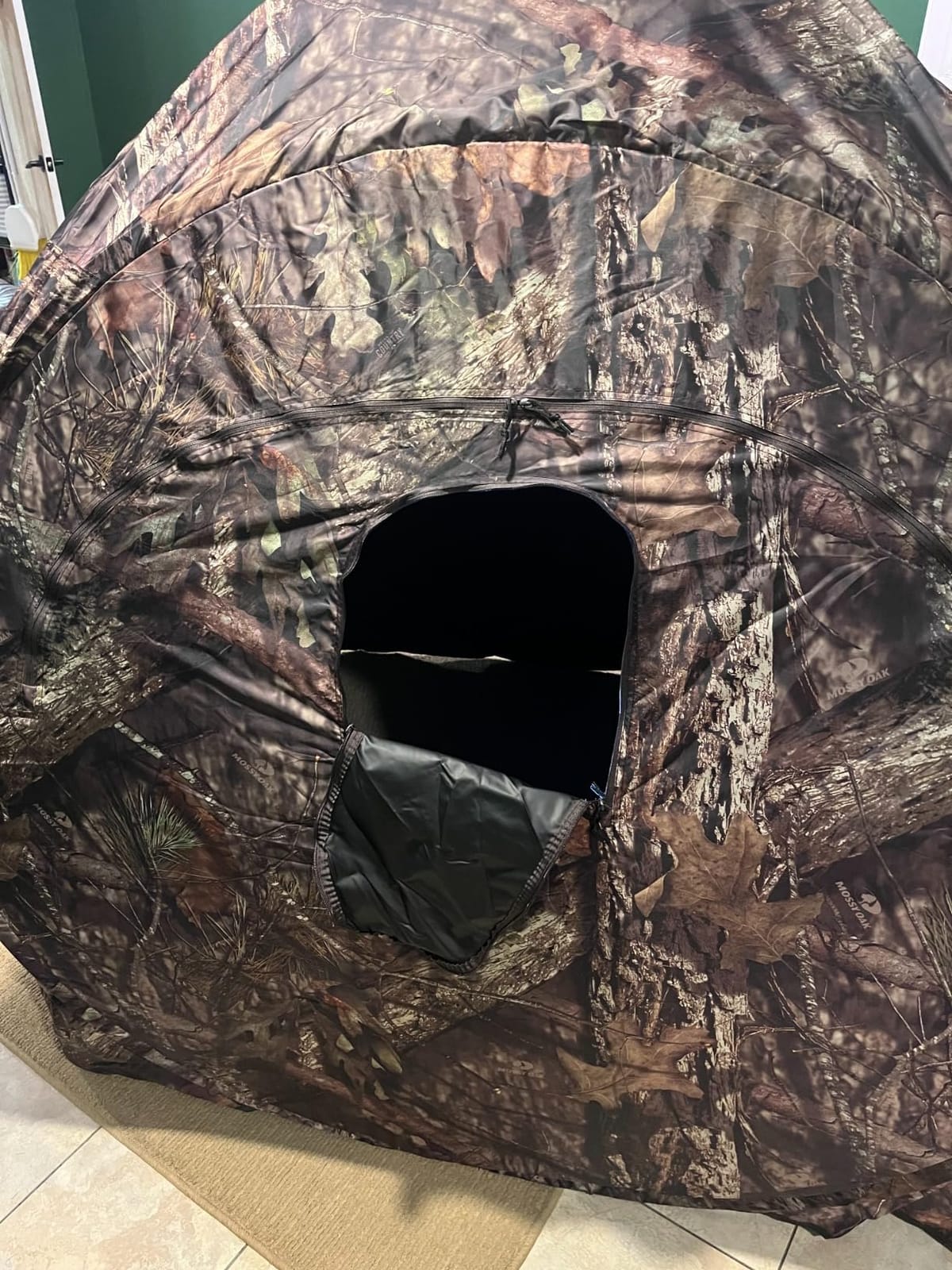 Ameristep Doghouse Run & Gun Hunting Blind | Lightweight 2 Person Ground Blind in Mossy Oak Break-Up Country, One Size customer photo 1