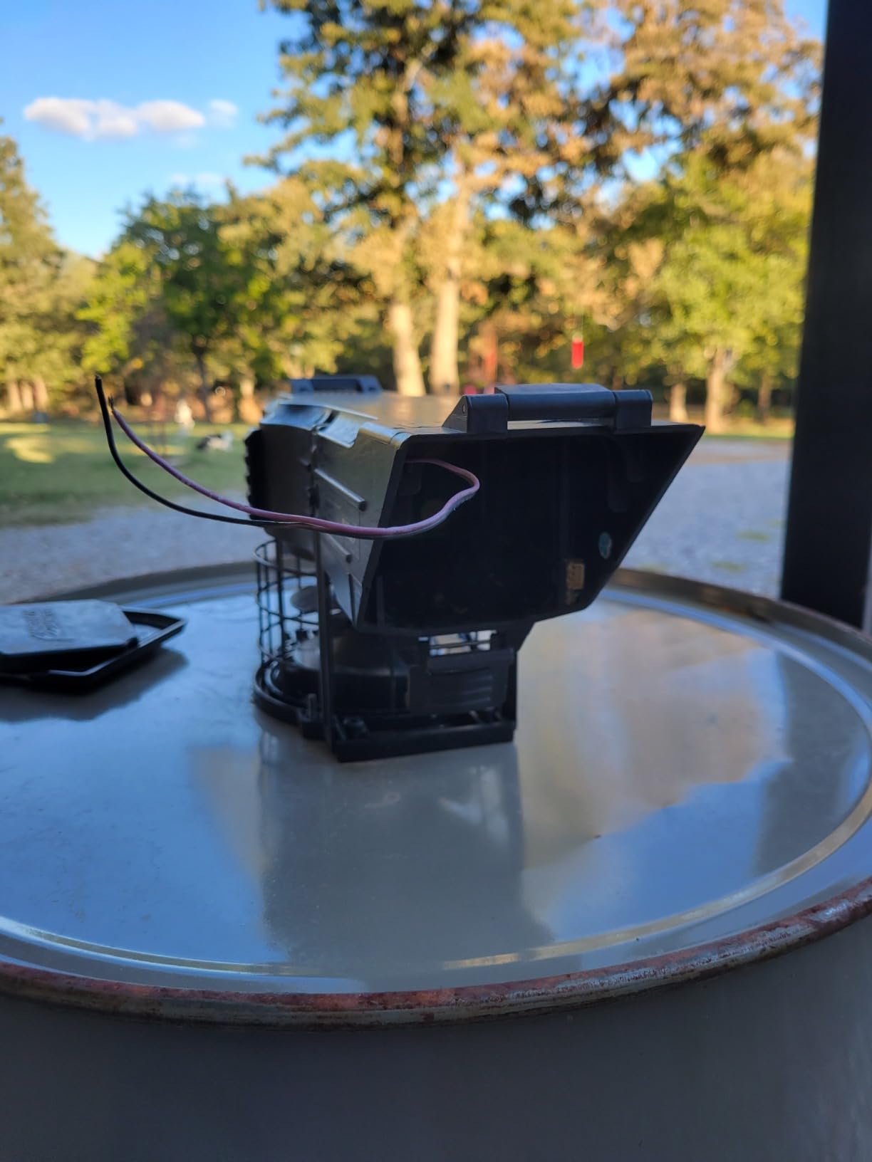 American Hunter Sunslinger Digital Weather Resistant Hunting Deer Game Feeder Kit with Integrated Solar Panel | Metal Spin Plate | Easy Setup customer photo 2
