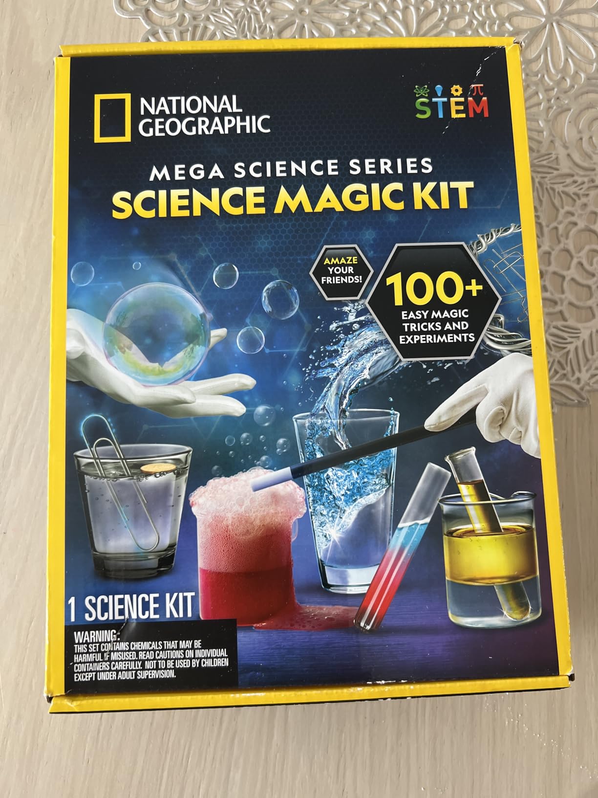 NATIONAL GEOGRAPHIC Science Magic Kit - Science Kit for Kids with 100+ Unique Experiments customer photo 1