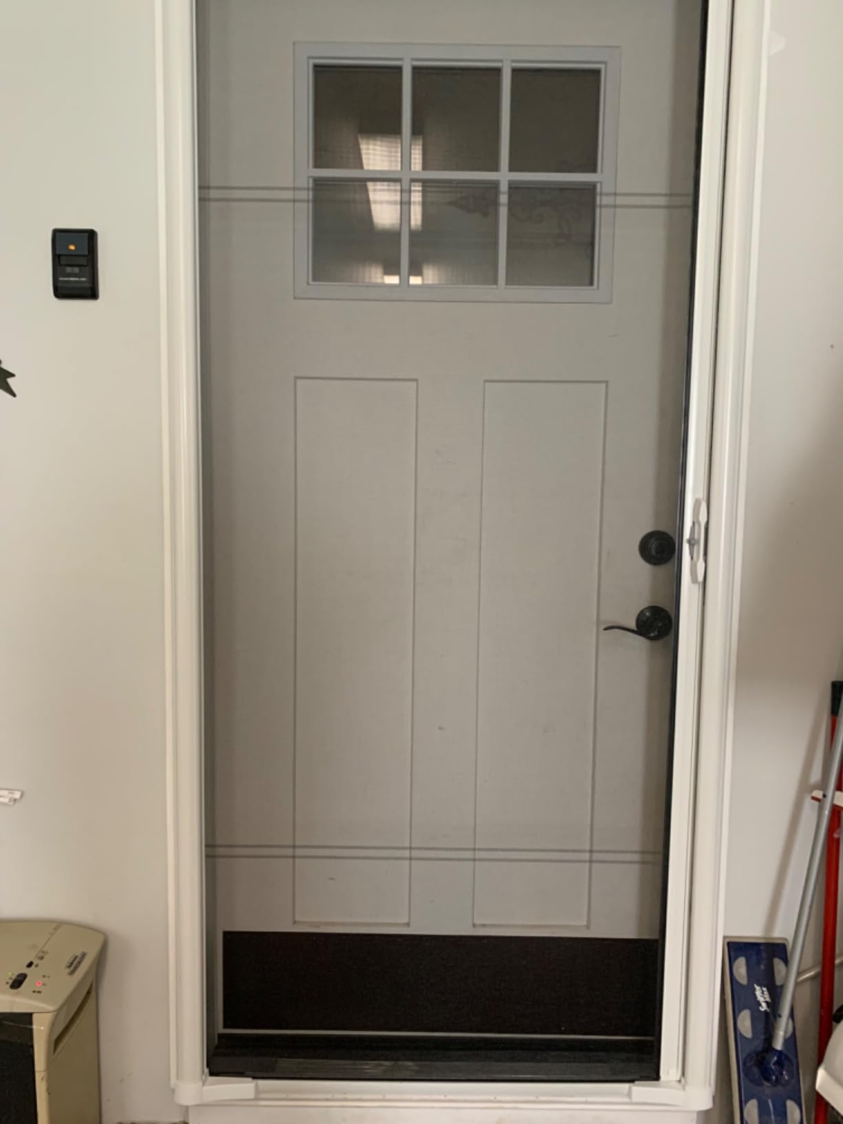 LARSON Brisa Brown Retractable Screen Door EZ-Glide 32-36 in Wide customer photo 1