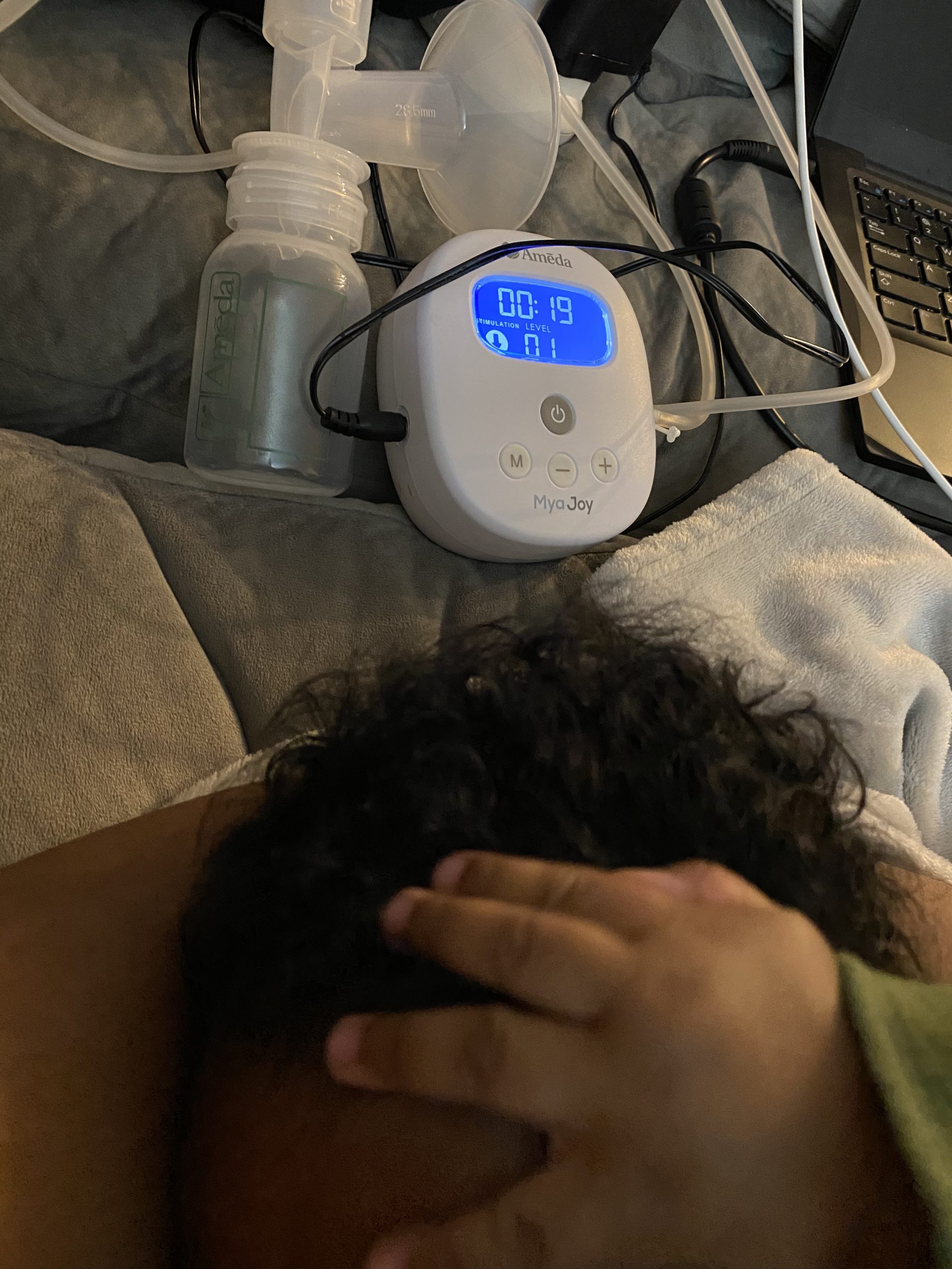 Ameda MYA Joy Portable Double Electric Breast Pump | Hospital Grade | Includes HygieniKit & Ameda Pump Parts customer photo 2