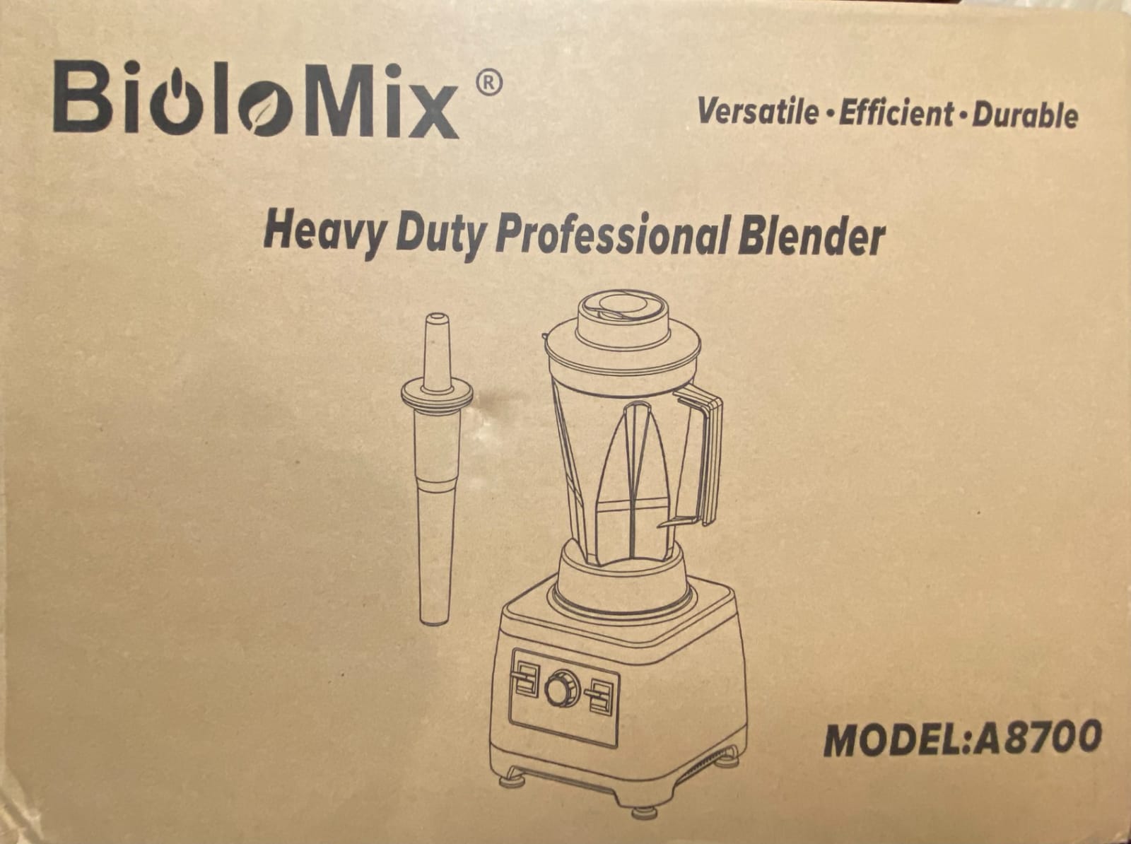 BioloMix Heavy Duty Professional Blender,Peak 2200W Commercial Grade Bar customer photo 2