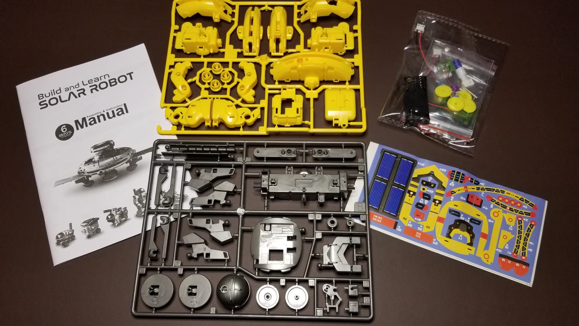 AESGOGO STEM Projects for Kids Ages 8-12, Solar Robot Toys 6-in-1 Science Kits DIY Educational Building Space Toy customer photo 2