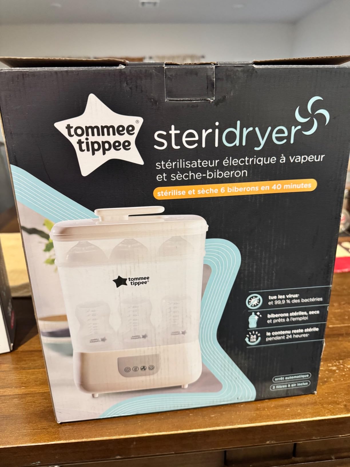 Tommee Tippee Steridryer Electric Steam Sterilizer & Dryer, For Baby Bottles & Feeding Accessories, Kills Viruses & 99.9% of Harmful Microbes customer photo 2