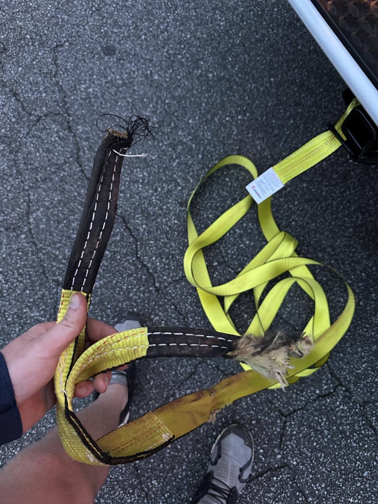 Recovery Tow Strap 2inx20ft Heavy Duty 20,000 LBS Breaking Strength customer photo 2