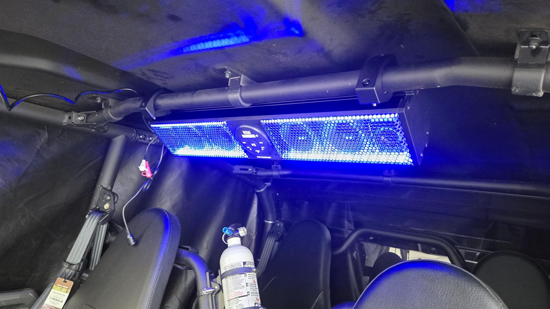 BOSS Audio Systems BRT26RGB IPX5 Weatherproof Bluetooth ATV Sound Bar - 26 Inches Wide, 4 inch Speakers, Tweeters, Amplified, Multicolor Illumination customer photo 2