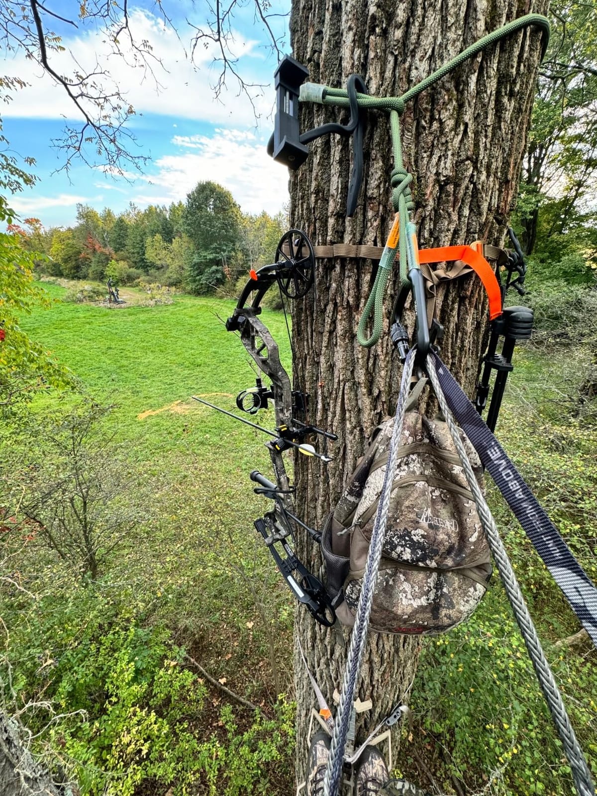 Hawk Helium Hammock Lightweight Packable Comfortable Camo Hunting Tree Saddle with Removable Padded Seat customer photo 2