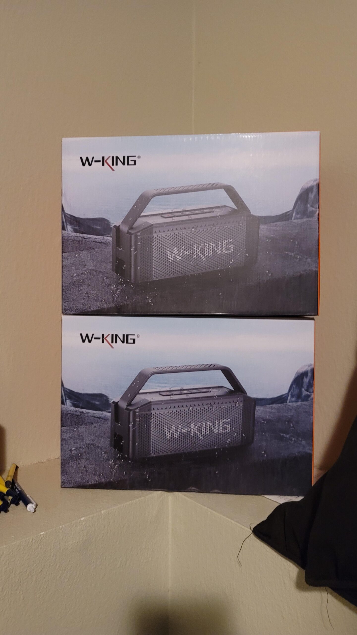 W-KING Loud Bluetooth Speaker, 100W Max IPX6 Portable Outdoor Speakers Bluetooth Wireless Boombox, 60W Deep Bass Radiator/40H/TF/AUX/EQ, 108dB Large Rugged Floating Waterproof Speaker Beach Essentials customer photo 1