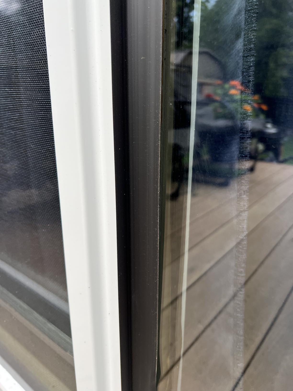 K.D. Heavy Duty Aluminum Sliding Patio Screen Door Kit - 2.5