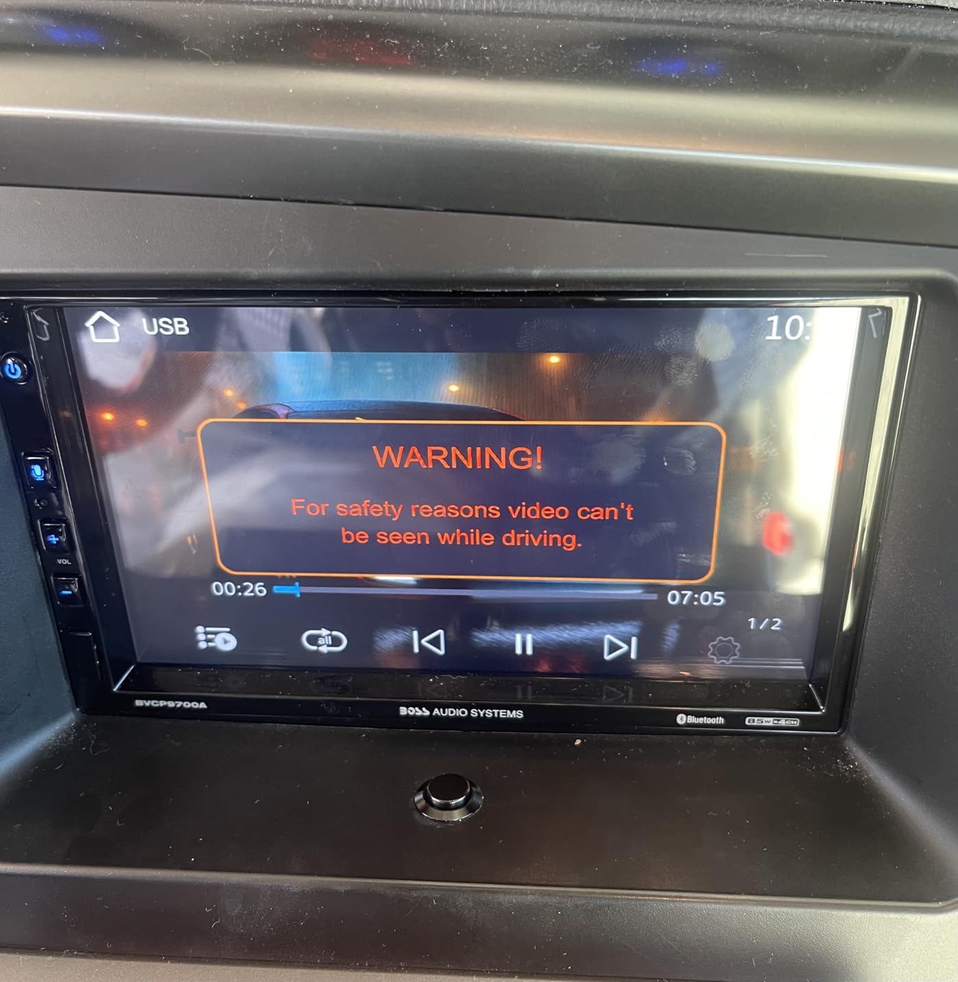 BOSS Audio Systems BVCP9700A Car Stereo - Apple CarPlay, Android Auto, Double Din, 7 Inch Touchscreen, Bluetooth, No CD DVD Player, AM/FM Radio Receiver customer photo 2