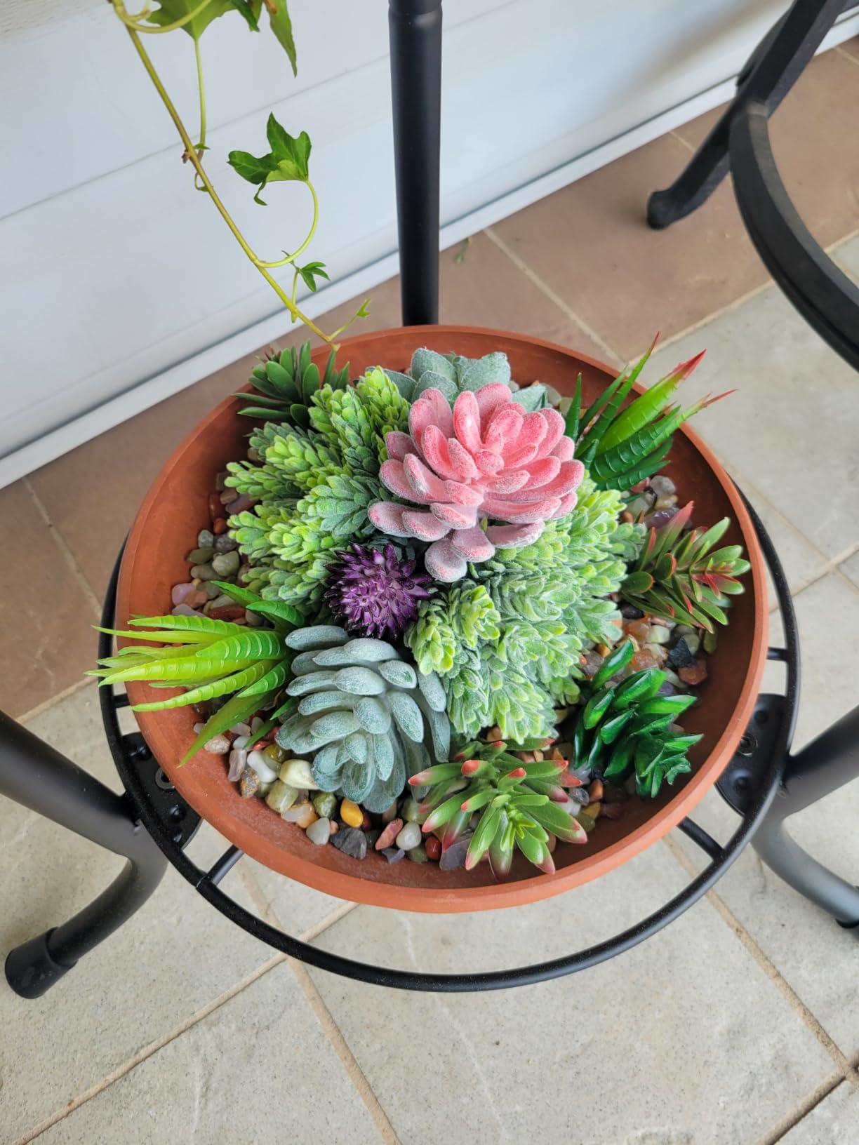 Anoak 16pcs Fake Succulents, Artificial Succulent Plants for Outdoors | Premium Faux Succulents for Indoors & Outdoors, Crafting DIY Floral Decor for Home Garden Office Party, No Watering Needed customer photo 1