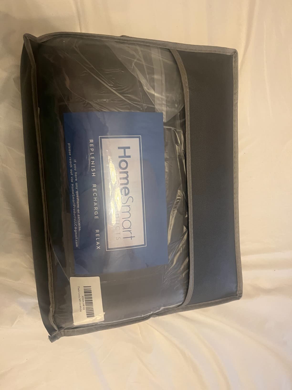 HomeSmart King Size Weighted Blanket 50 lbs - The Heaviest Weighted Blanket customer photo 2