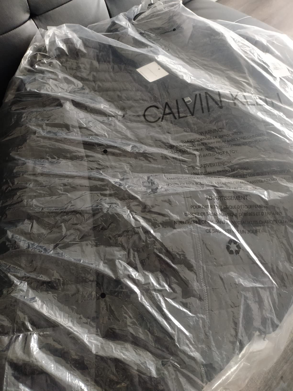 Calvin Klein Men's Full Zip Down Puffer Coat customer photo 2