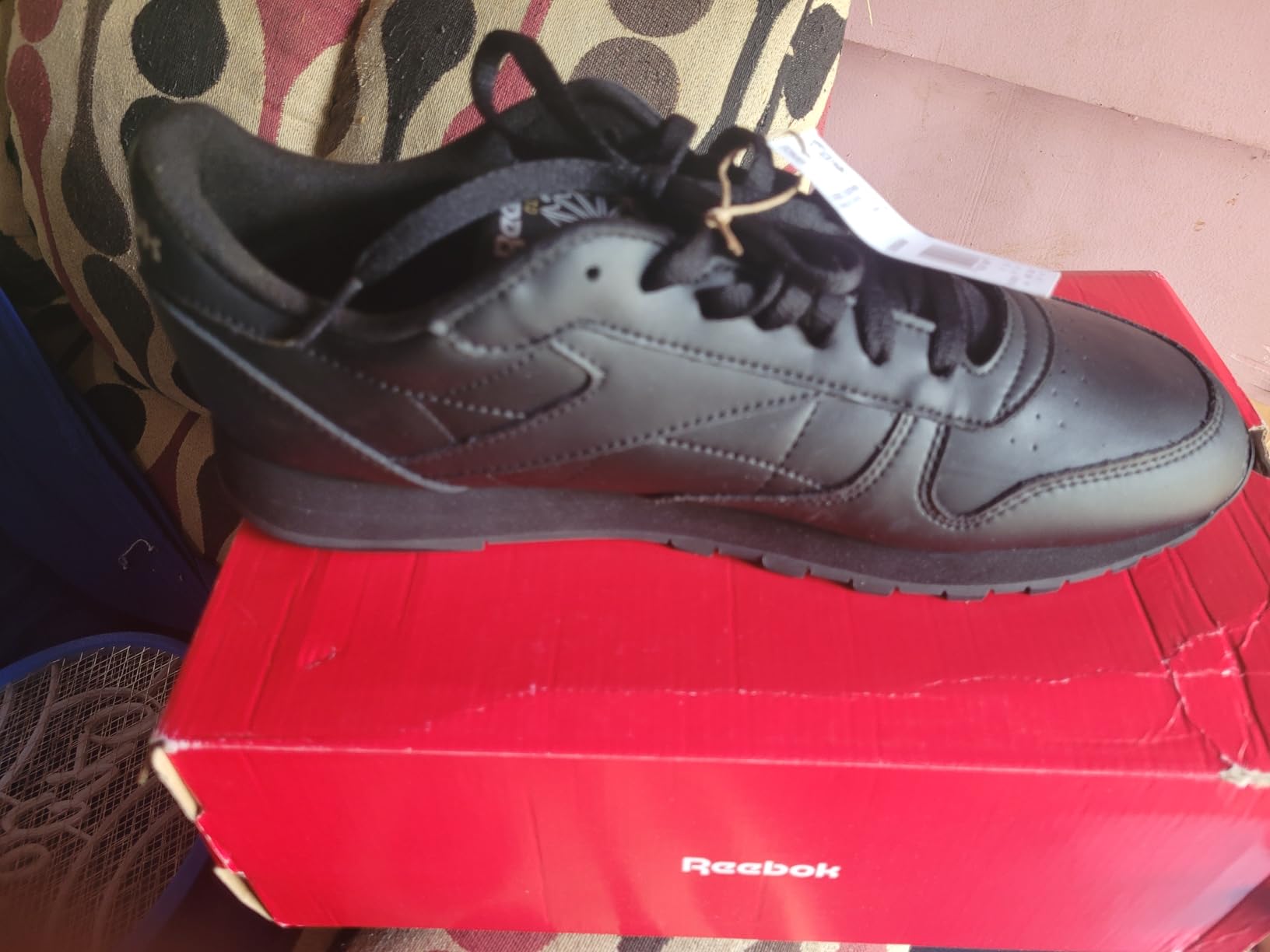 Reebok Classic Leather Sneakers for Men, Casual Tennis Mens Shoes customer photo 1