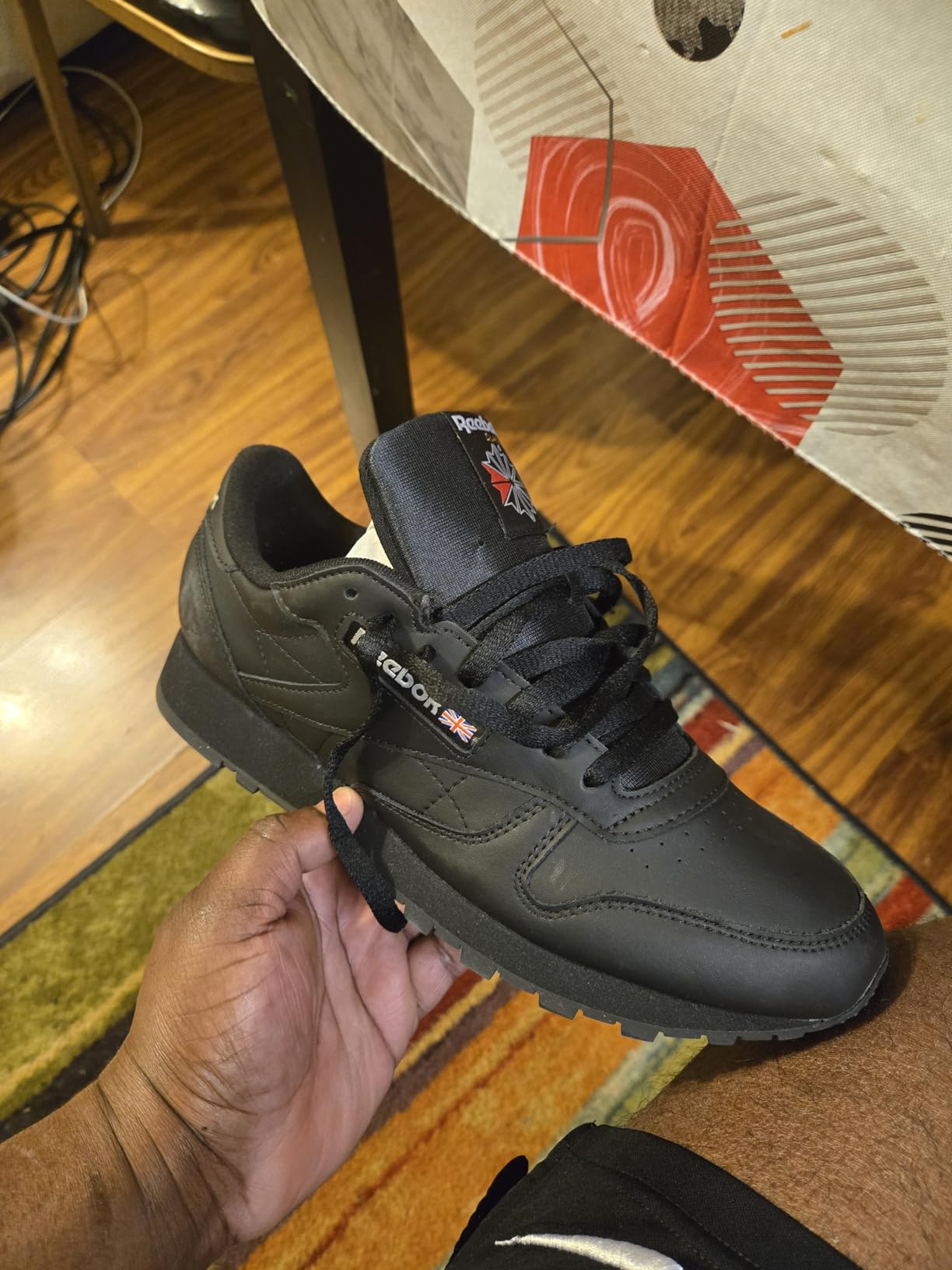 Reebok Classic Leather Sneakers for Men, Casual Tennis Mens Shoes customer photo 2