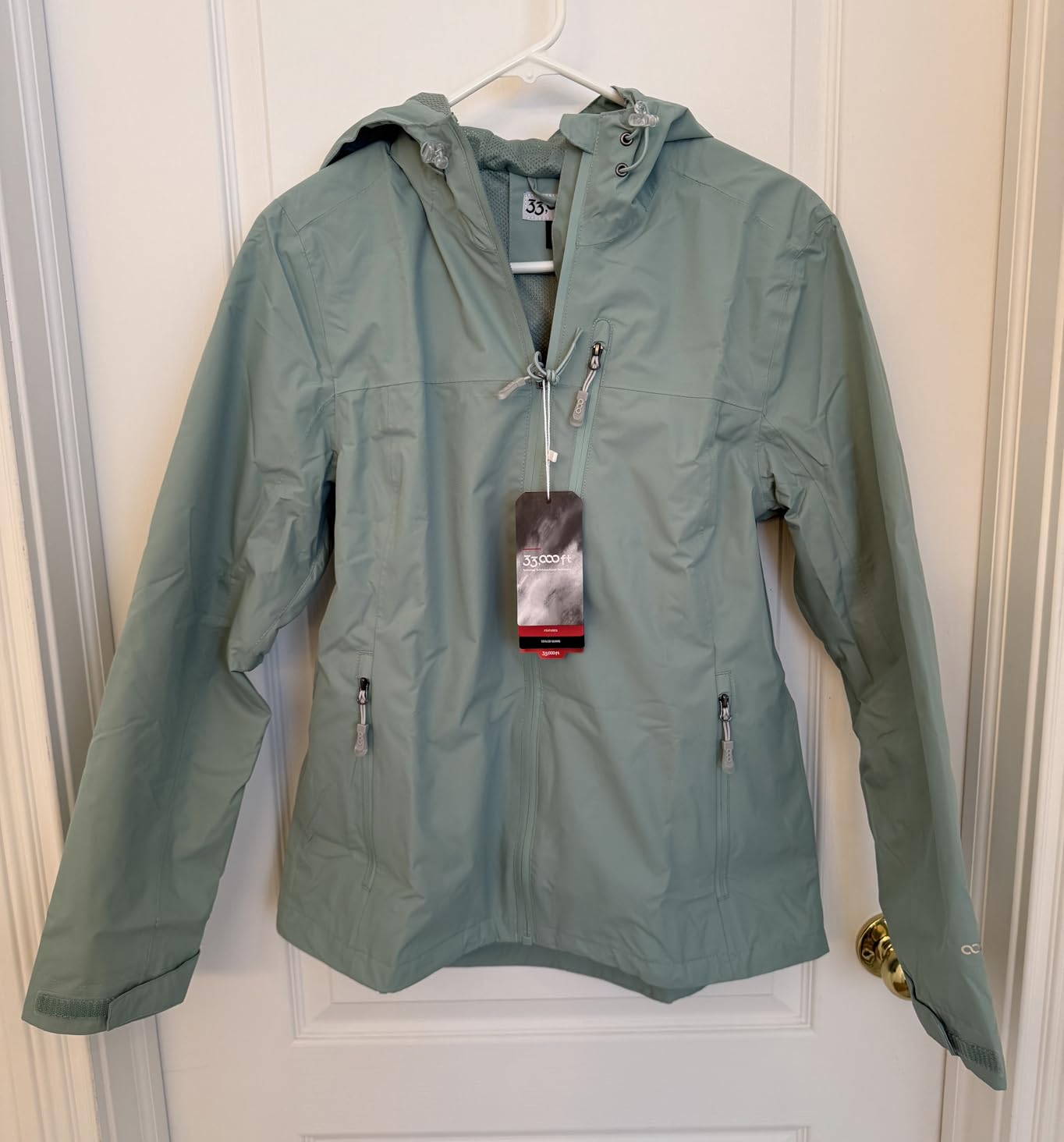 Packable Rain Jacket for Women Waterproof Raincoats with Hood customer photo 2