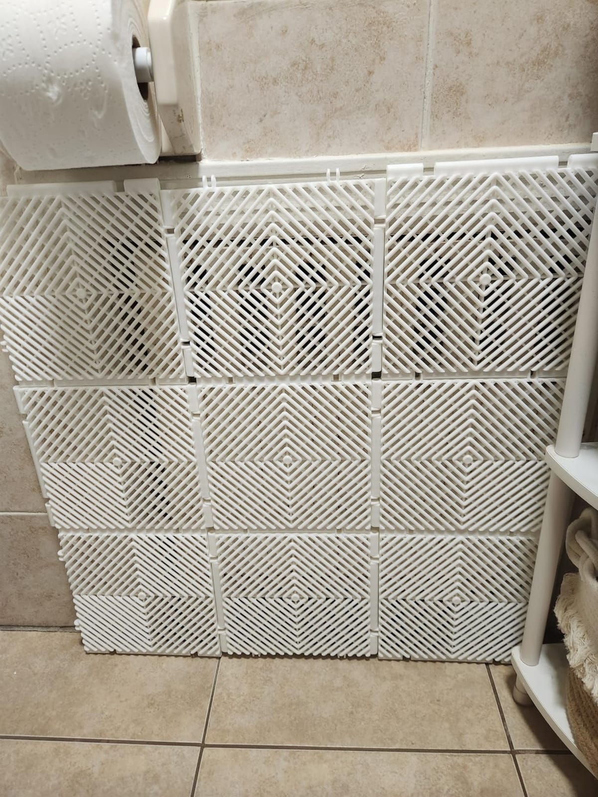 Ready Covers EZ Connect Cover- Vented Safety Steam Radiator Cover/Protective Heating Cabinet for Home & Office: Easy Snap Connection. Not just For Radiators, Cover Just About Anything (50, White) customer photo 2