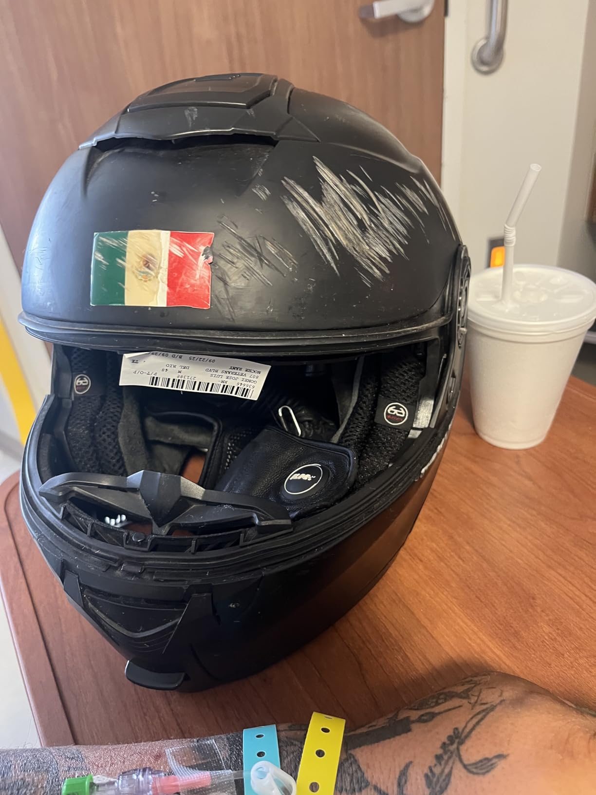 ILM Adult Motorcycle Modular Full Face Helmet Flip up Dual Visor 159 (Matte Black, Large) customer photo 1