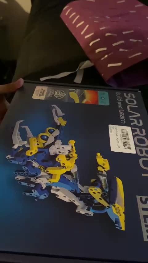 STEM Projects 11-in-1 Solar Robot Toy for Kids Ages 8-12, Science Kits Educational Robotics to Build customer photo 1