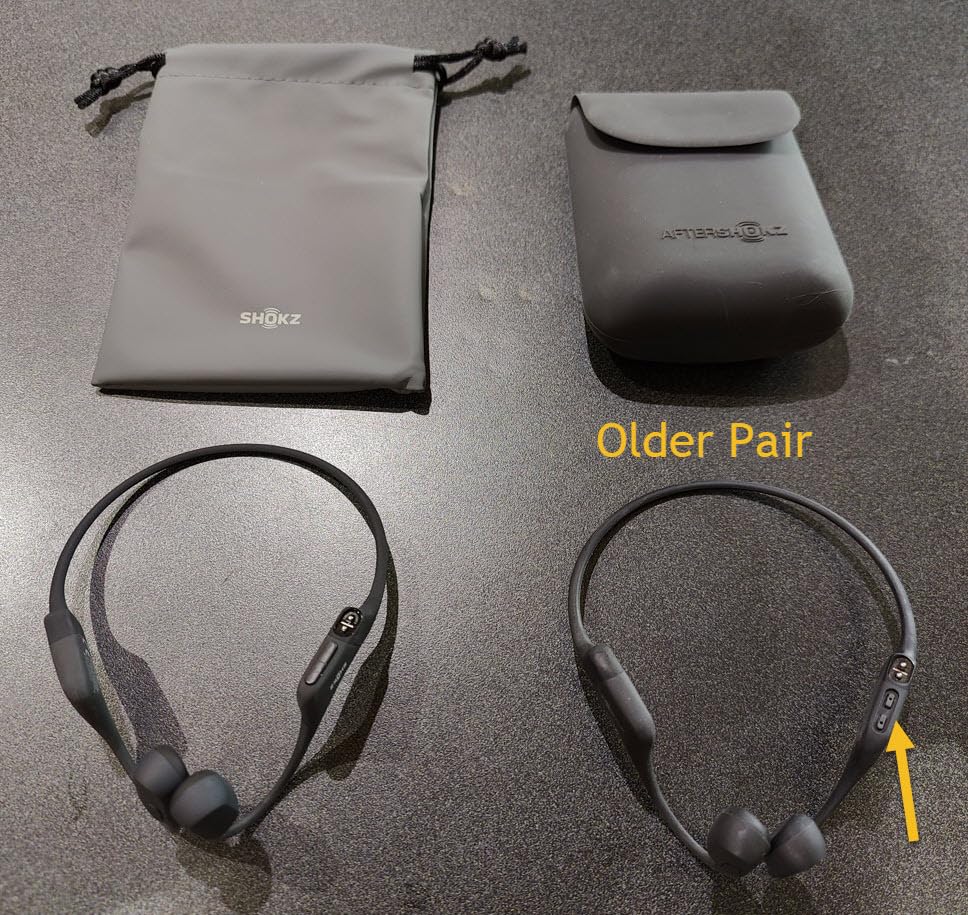 SHOKZ OpenRun Bone Conduction Open-Ear Bluetooth Sport Headphones, Black customer photo 2