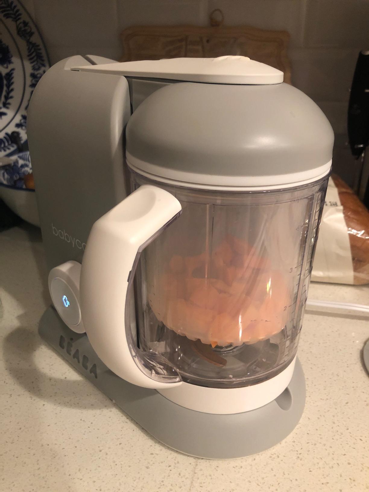 BEABA Babycook Solo 4 in 1 Baby Food Maker, Puree Steamer and Blender for Purees, Grinder with Auto Steam Cooking, Lrg Capacity 4.5 Cups 27 Servings in 20 Mins, Eucalyptus customer photo 2