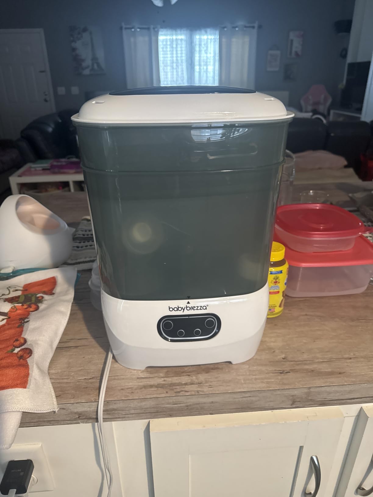 Baby Brezza Bottle Sterilizer and Dryer Advanced - 33% Faster - Largest Capacity Steam Sanitizer - Universal Sterilization Machine for All Bottles + Pump Parts - HEPA Air Filter customer photo 2
