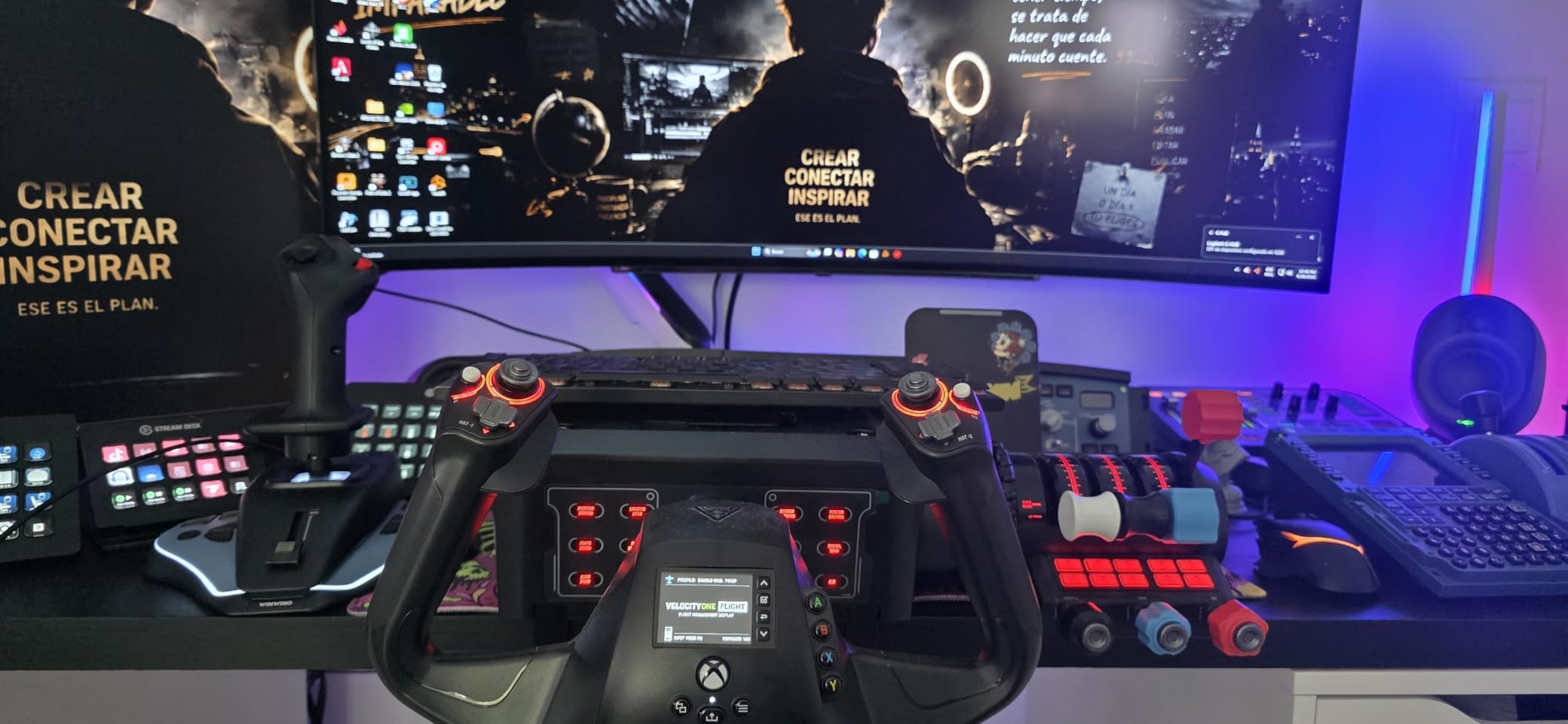 Turtle Beach VelocityOne Flight Universal Control System - Xbox Series X & Xbox Series S, Xbox One & Windows 10 & 11 PCs with Yoke Handle, Throttle Quadrant, Trim Wheel & Rudder Controls customer photo 1