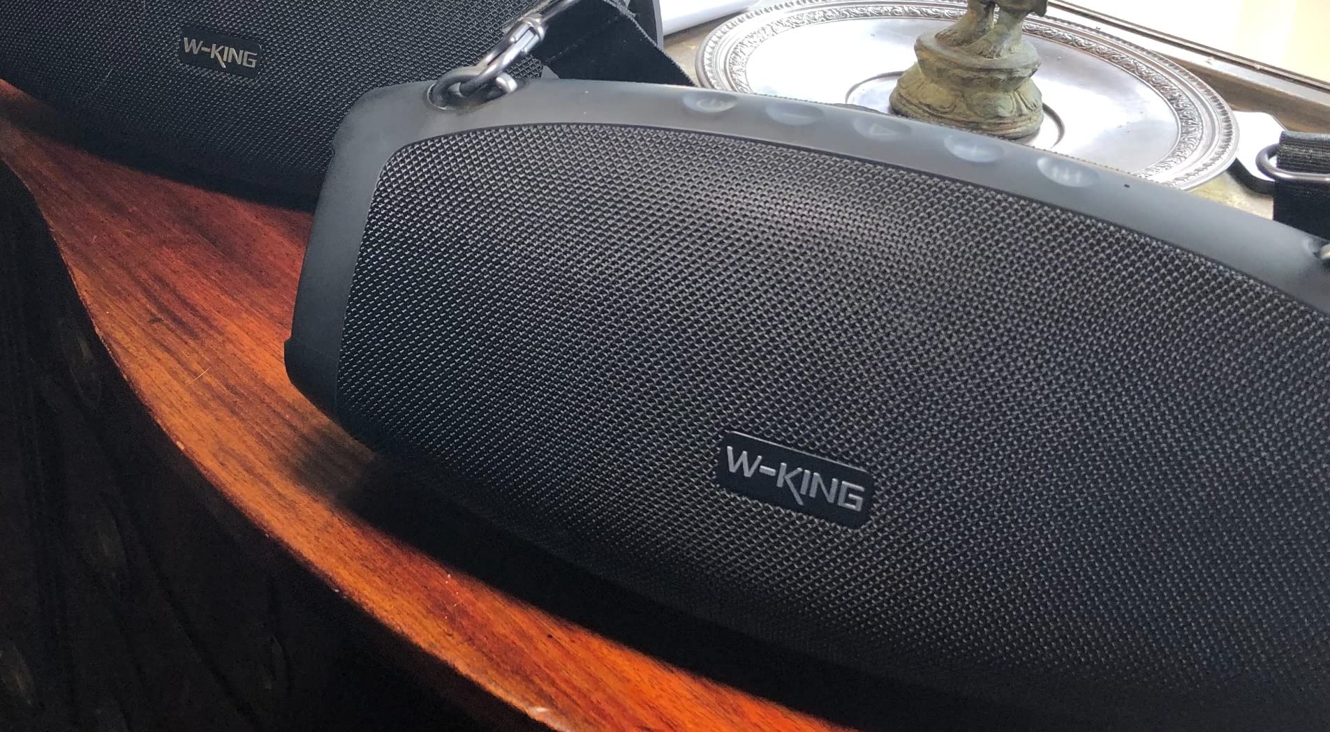 W-KING Bluetooth Speaker, 120W Peak IPX6 Outdoor Loud Portable Speakers, Bluetooth Wireless Boombox, Waterproof Party Large Speaker, 70W Triple Passive Radiators Deep Bass/Subwoofer, 42H, TF, EQ customer photo 2