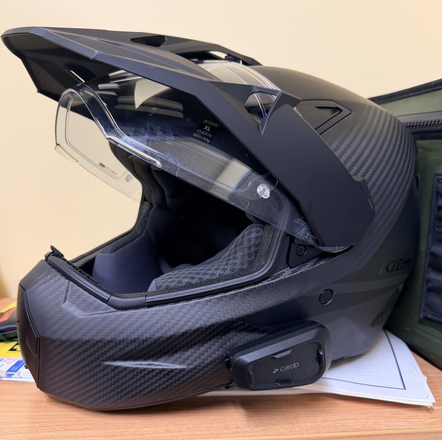 Cardo Systems Spirit HD Motorcycle Bluetooth Communication Headset, 2-Way Bluetooth, Thin 40mm Speakers, Waterproof, Universal Connectivity - Single Pack customer photo 1