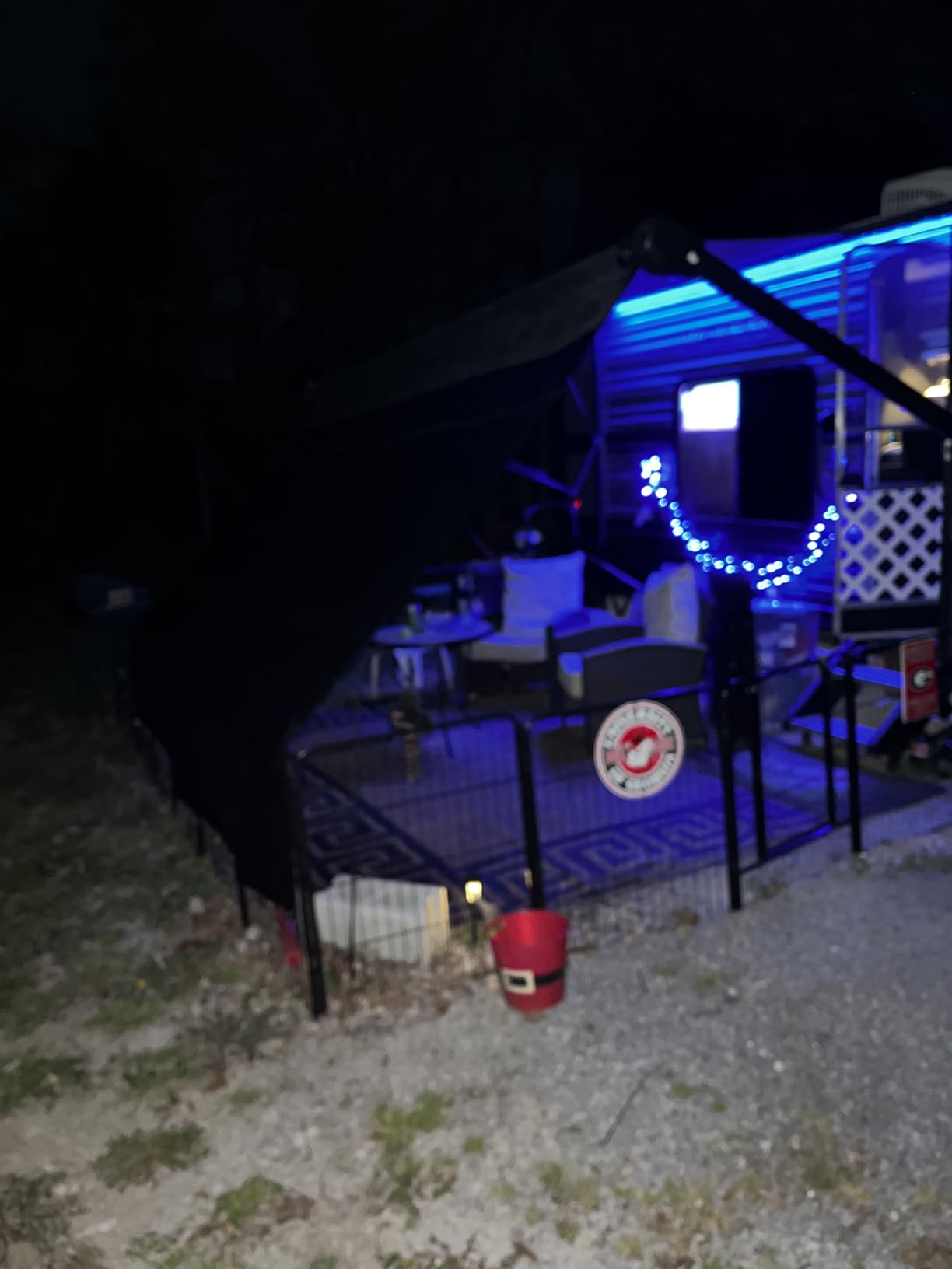 Dulepax RV Awning Shade Screen with Zipper 8'X15'3'' -Second Generation RV Awning Screen Significantly Improves Shadew and Privacy.Universal RV Awning Sun Shade Screen with Complete Kits customer photo 2