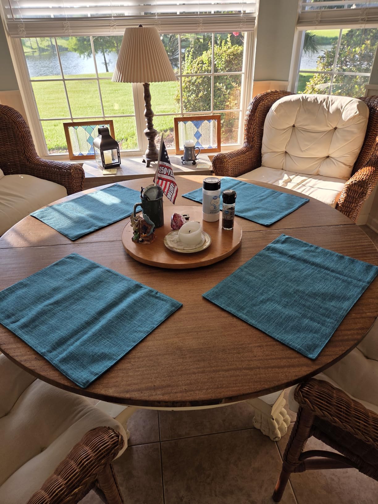 Homaxy Cloths Placemats for Dining Table Set of 6, 13