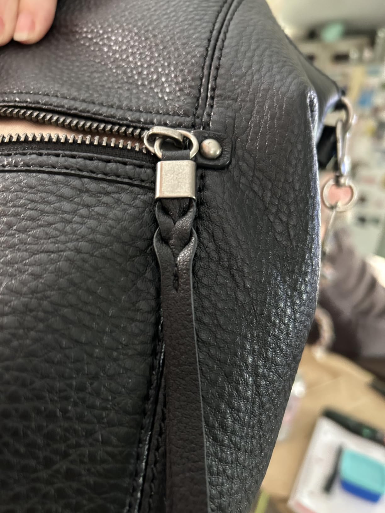 The Sak Sequoia Leather Hobo Bag - Large Slouchy Shoulder Purse, Zip Pocket customer photo 1
