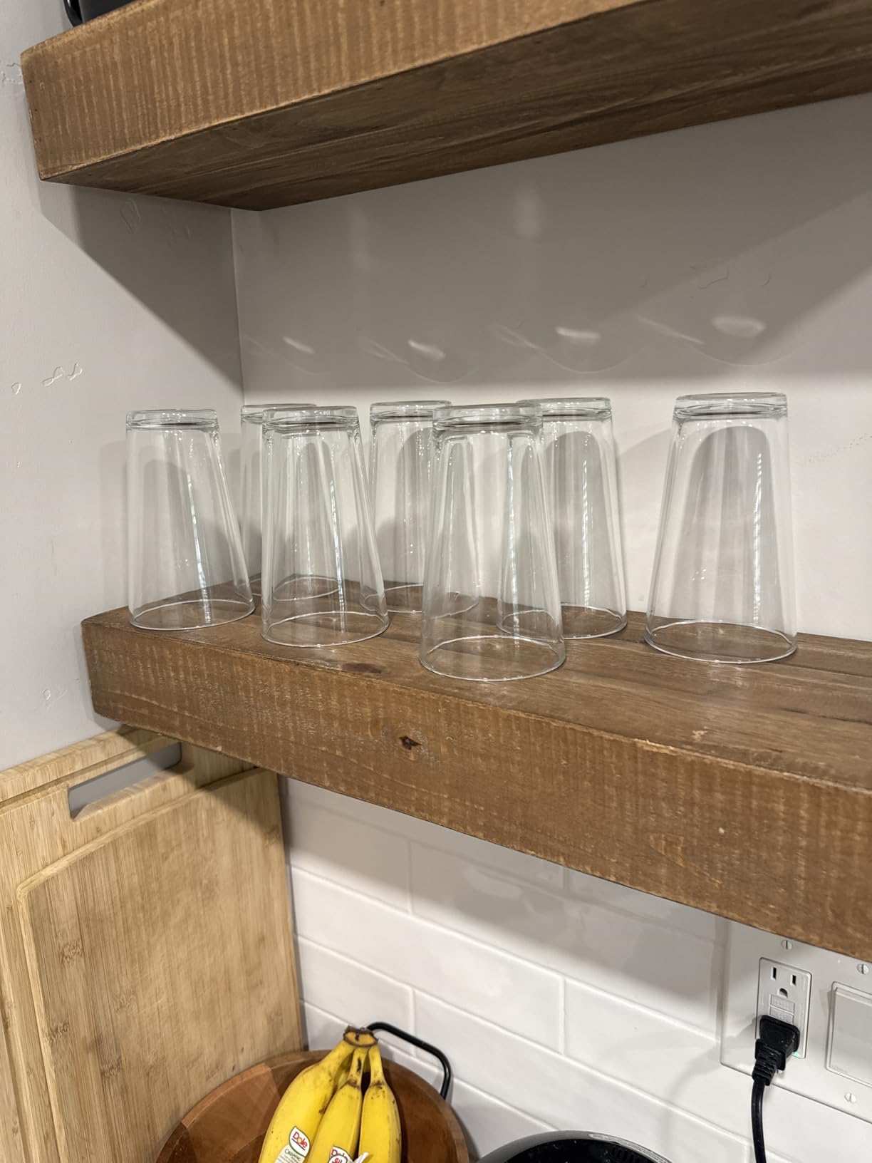 Drinking Glasses - Set of 10-16oz. Margarita Glass Cups - Dishwasher Safe Cocktail Clear Heavy Base Tall Beer Glasses, Water Glasses, Bar Glass, Wine, Juice, Iced Tea customer photo 1