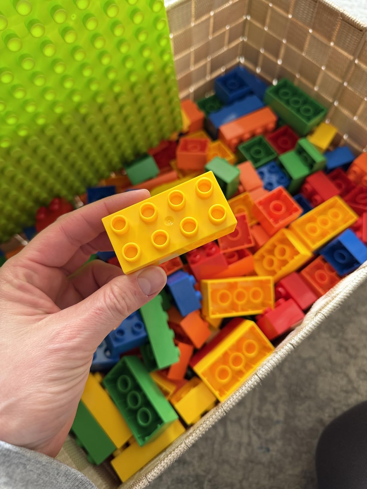 Big Building Blocks for Toddlers Kids Age 2-5, 150 PCS Set with Baseplate | Classic Building Bricks for Children Boys Girls Preschool All Ages, Major Brand Compatible Educational STEM Toy Birthday Gift customer photo 1