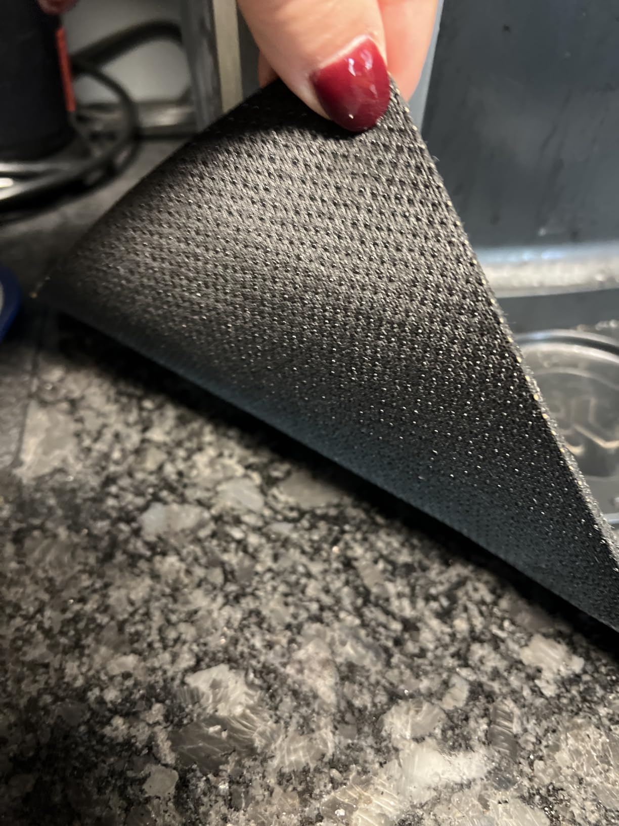 Heat Resistant Mats for Air Fryer Coffee Maker Kitchen Countertop, 4 Pcs 16 x 12 In Non-slip Silicone Appliance Slider for COSORI Ninja Foodi Air Fryer Toaster Oven Blender customer photo 1