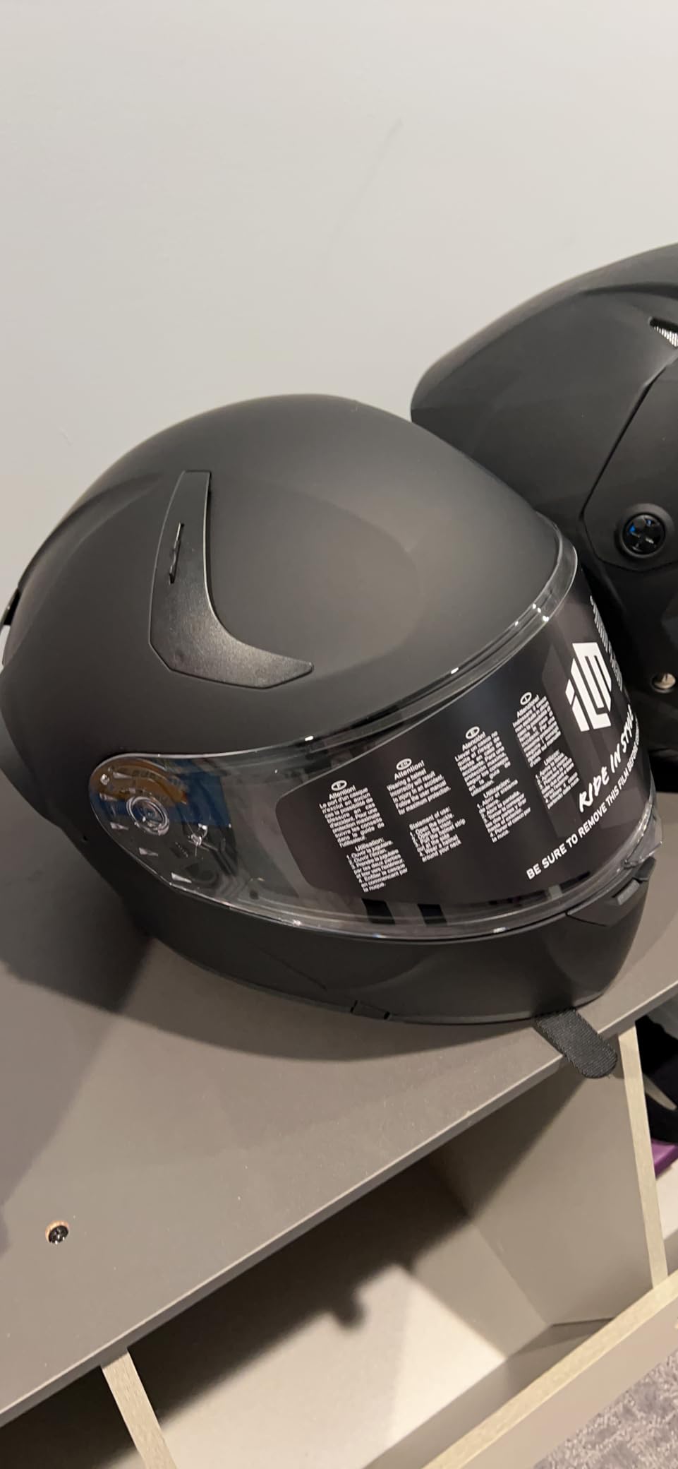 ILM Adult Motorcycle Helmet Dual Visor Modular Full Face Helmet WS206 customer photo 1